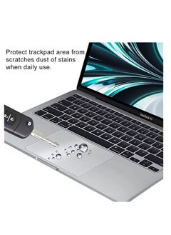 Generic 2Packs MacBook Air 15 inch Trackpad Protector Cover for 2025 2024 2023 MacBook Air 15.3" M4 M3 M2 Chip A2941 A3114 A3241 with Touch ID ,Clear Anti-Scratch Touch Pad Protector Skin  - Image 3