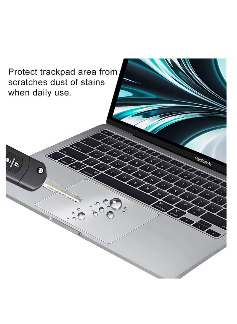 Generic 2Packs MacBook Air 15 inch Trackpad Protector Cover for 2025 2024 2023 MacBook Air 15.3" M4 M3 M2 Chip A2941 A3114 A3241 with Touch ID ,Clear Anti-Scratch Touch Pad Protector Skin  - Image 3