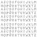 Poualss 130pcs AZ 8mm Full Rhinestones Slide Alphabet Letters for DIY Wristbands Bracelets Jewelry Making Crafts Charms Silver - Image 2