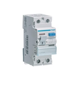 Hager Earth Leakage Circuit Breaker - 40A 2Pole 100MA (ELCB/RCCB) CEC241J