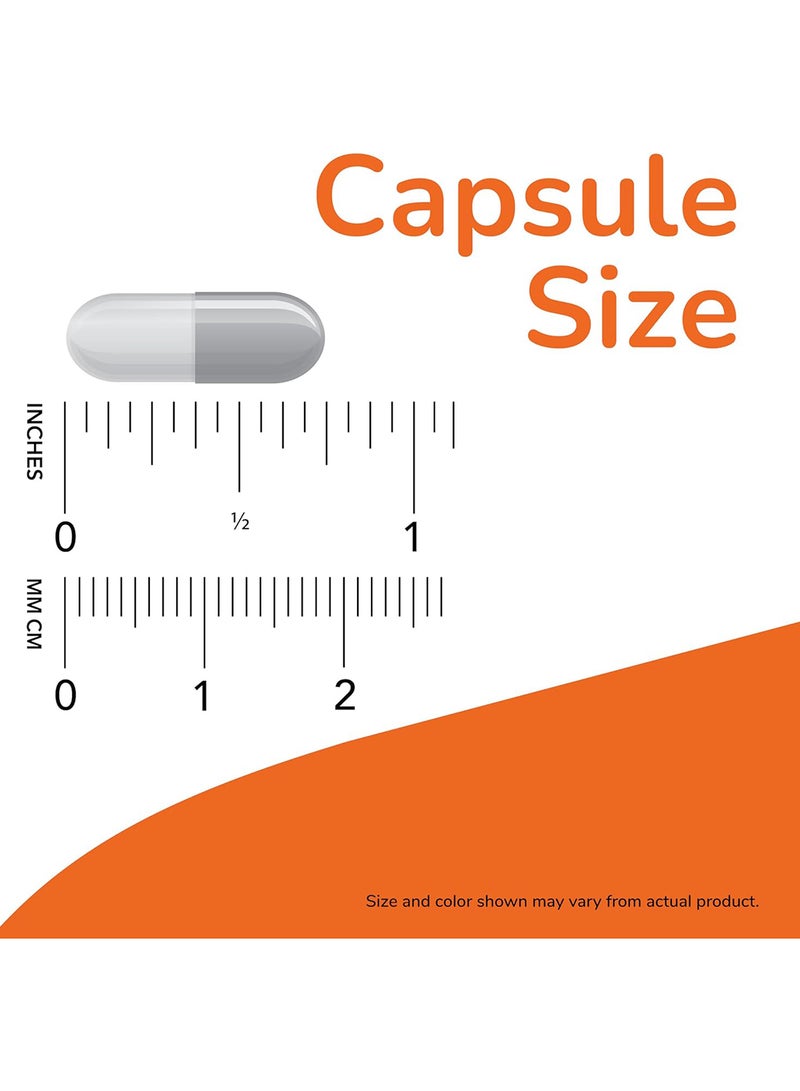 ناو فودز مكمل غذائي بالحمض الأميني  إل-جلوتامين - 120 كبسولة - Image 3