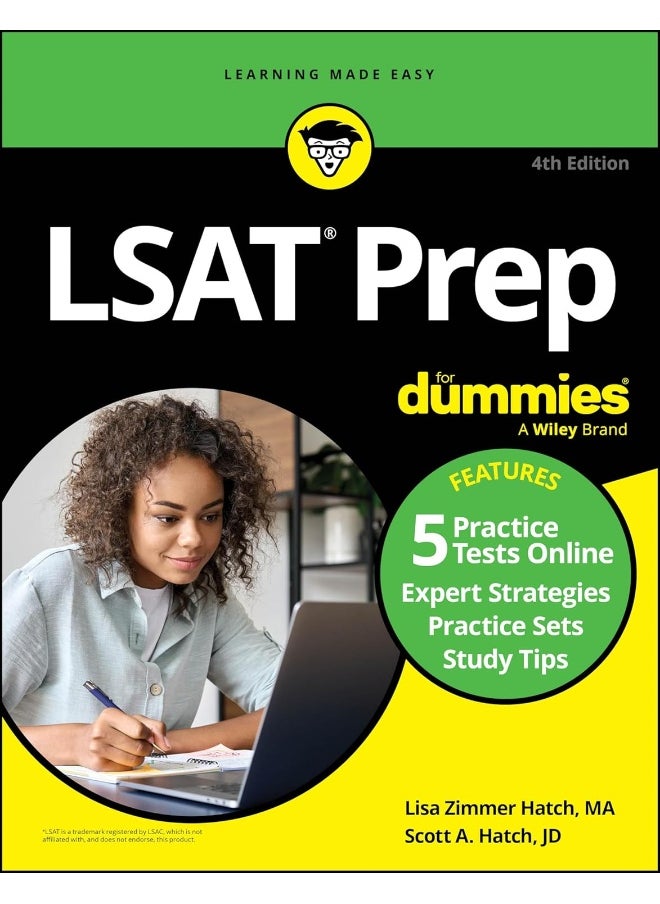 LSAT Prep For Dummies: Book + 5 Practice Tests Online 