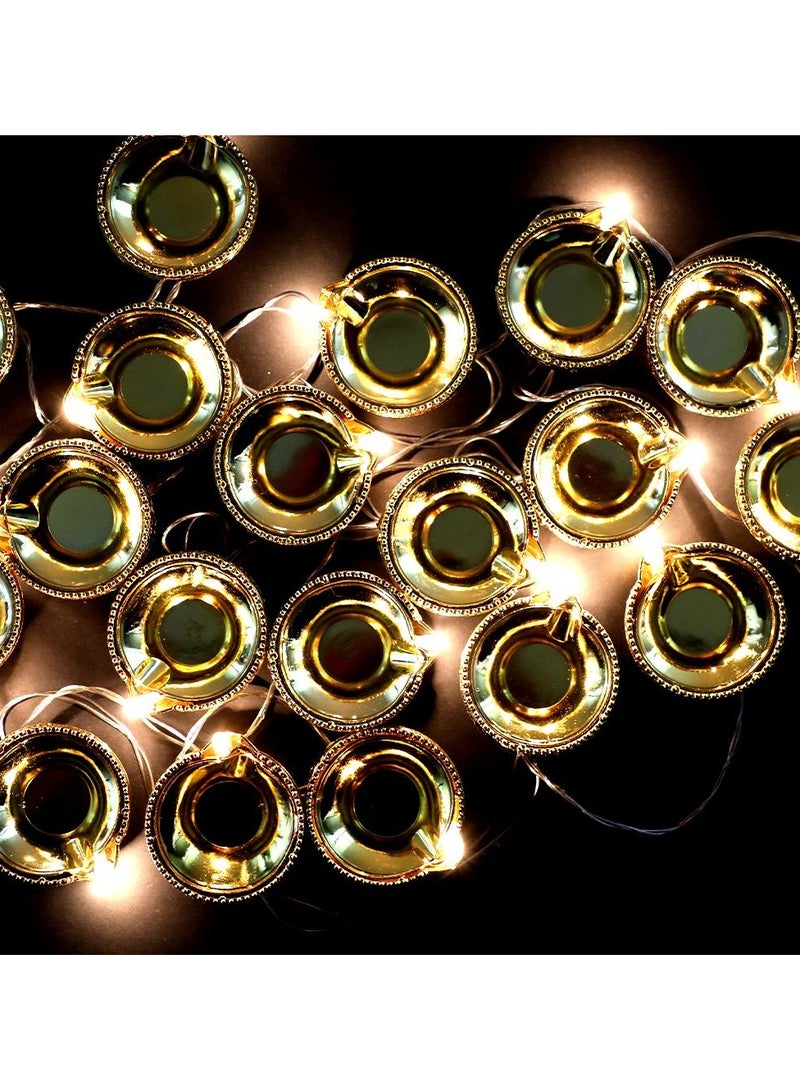 zayo LED  Diya String Light Golden - Image 4