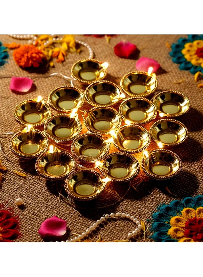 zayo LED  Diya String Light Golden - Image 1