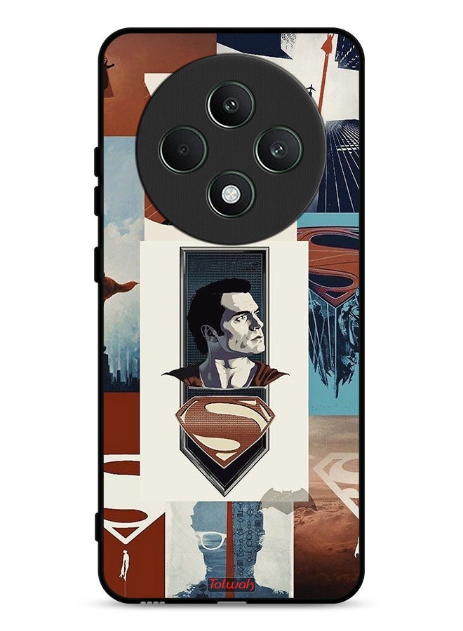 Tolwak Oppo Reno12 F 5G Protective Case Cover Superman Art - Image 1
