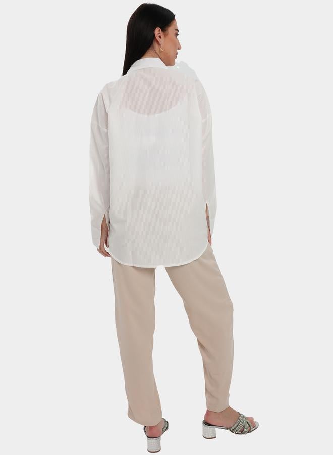 Elena by DStyle Floral Embroidered Shirt and Trousers Modest Set - Image 4