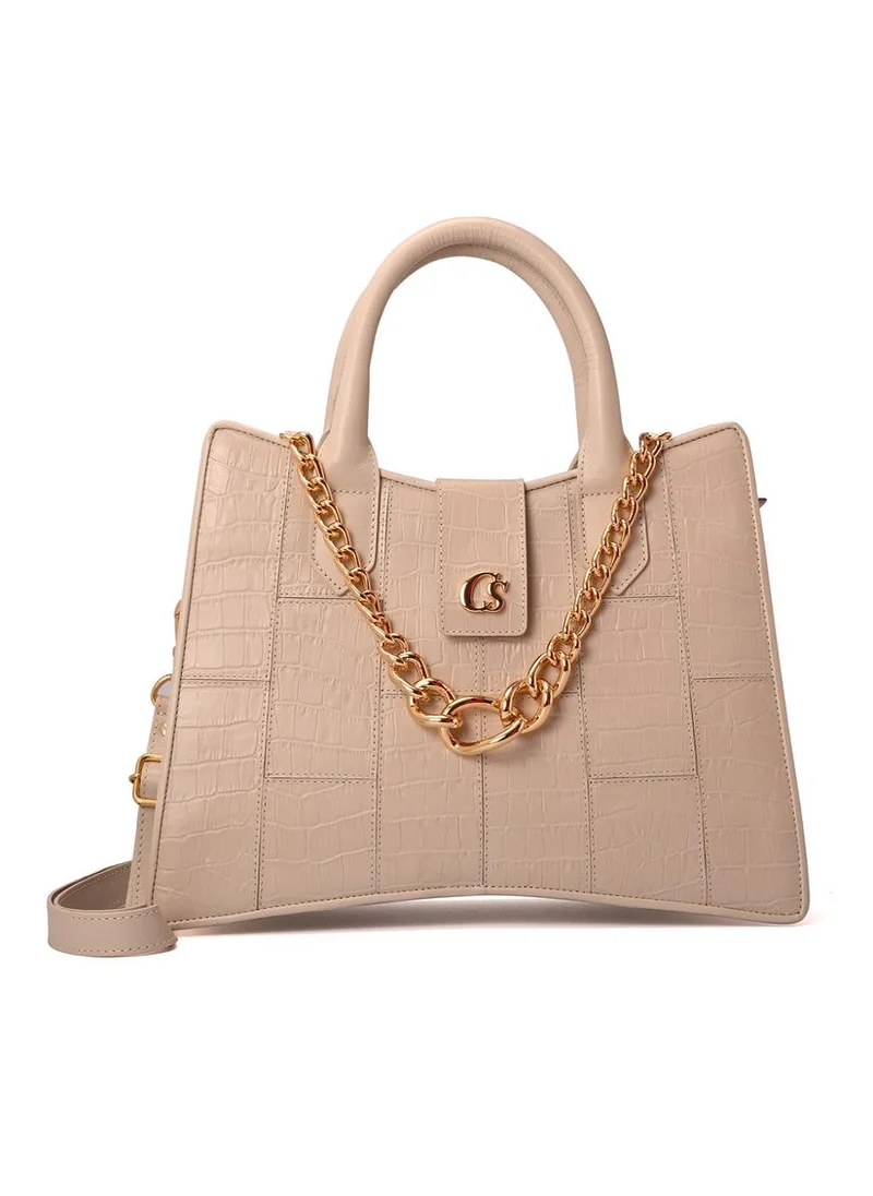 Carmen Steffens Structured Bag New Ice with Chain