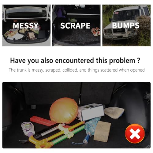 KIFIDAN 49" x 15.7" Truck Bed Organizer,Elastic Shrink Truck Cargo Net with 4 Metal Hooks Keep Truck Interior Tidy,Truck Bed Storage Hold Many Items Compatible with Chevrolet,Ford,GMC (XL 49"x15.7") - Image 3