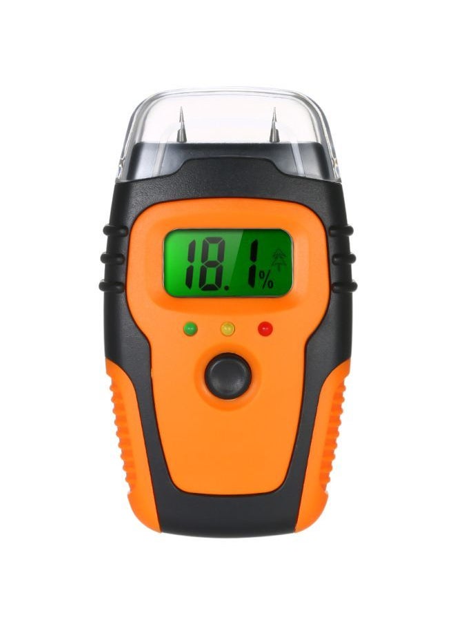 NIBEMINENT Digital Wood Moisture Tester Orange 9.5x5.5x2.2centimeter  - Image 1