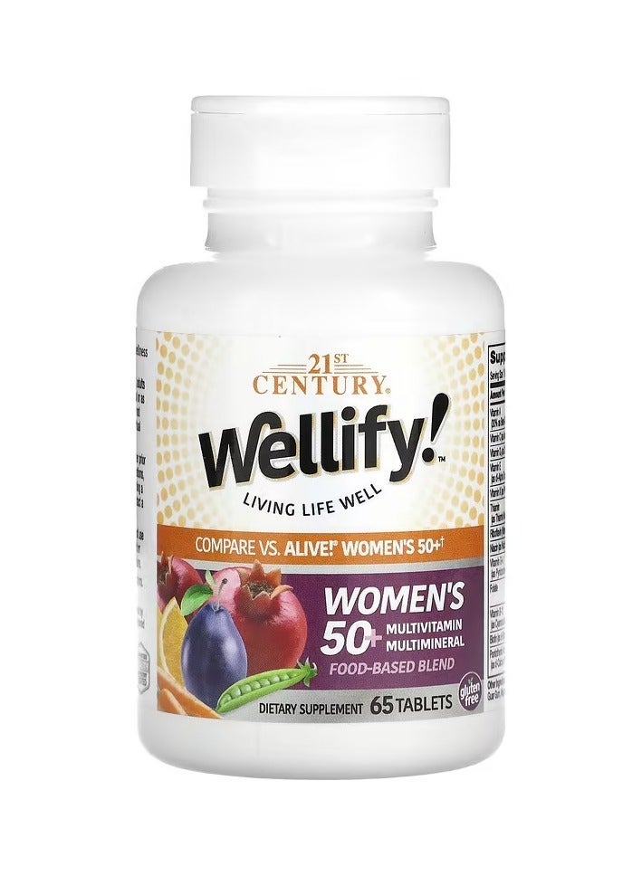 21st Century Wellify Women's 50+ Multivitamin Multimineral 65 Tablets - Image 1