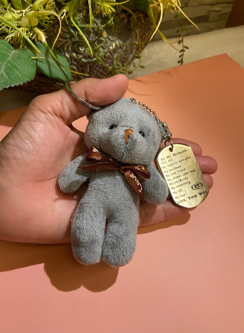 Elegant Bear Keychain - Image 1