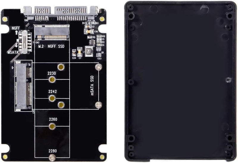 CARE CASE ® NGFF M.2 SSD to 22Pin SATA III 2.5-Inch Enclosure Adapter,Support 2280 2260 2242 2230 SSD - Image 5