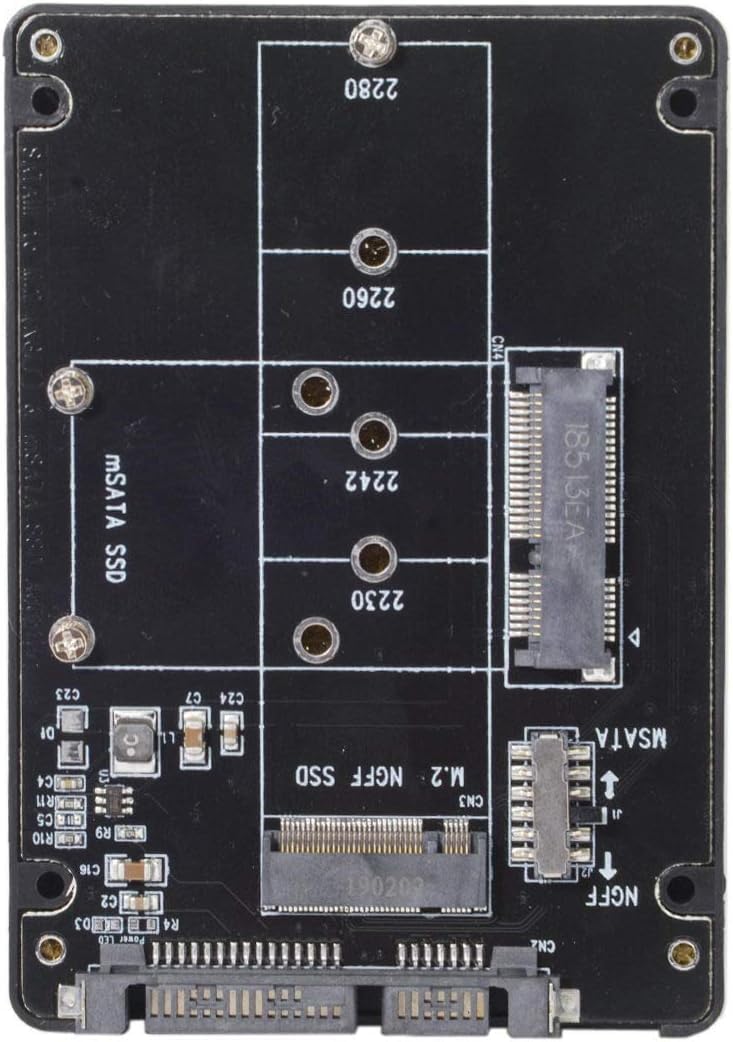 CARE CASE ® NGFF M.2 SSD to 22Pin SATA III 2.5-Inch Enclosure Adapter,Support 2280 2260 2242 2230 SSD - Image 3