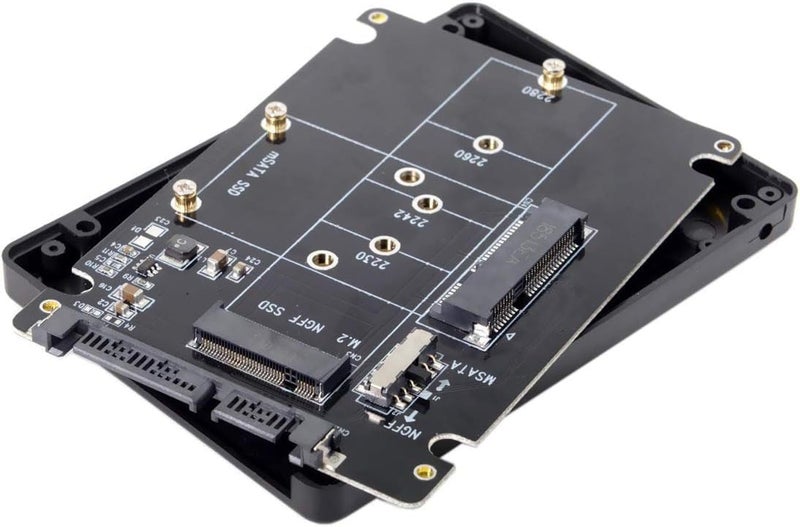 CARE CASE ® NGFF M.2 SSD to 22Pin SATA III 2.5-Inch Enclosure Adapter,Support 2280 2260 2242 2230 SSD - Image 1