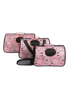 HAPPY PUSS Outdoor Pet Bag: pet handbag, pet shoulder bag, Travel Carrier for cats and dogs. Pink bear design-large size  - Image 2