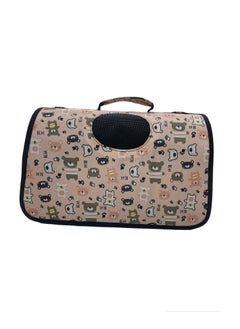 HAPPY PUSS Outdoor Pet Bag: pet handbag, pet shoulder bag, Travel Carrier for cats and dogs. Pink bear design-large size  - Image 3