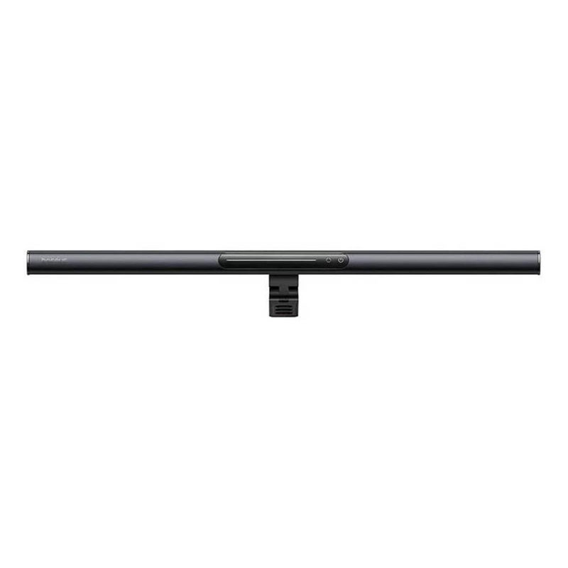 Baseus Aluminium iWok 3 Monitor Bar Light with Magnetic Attachment, Touch Sensor, 3 Switchable Modes, Universally Compatible with Curved & Flat Monitors for Home Office, Corded Electric, Led, Black - Image 1