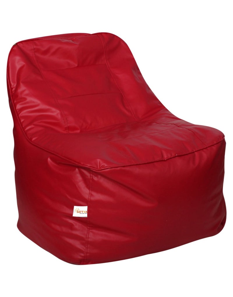 SATTVA Classy.Elegant.Stylish Sattva Rester XXXL Bean Bag Cover Without Beans Red  - Image 3