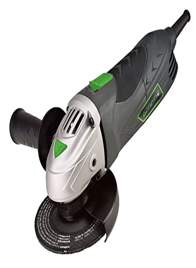 جينسيس صنفرة زاوية Genesis GAG645، 6 أمبير، 4 1/2 بوصة، مزودة بأسطوانة ذات قبضة ناعمة، ومقبض مساعد ثنائي الوضع، ومفتاح قفل، وعجلة صنفرة، ومقبض إضافي - Image 3