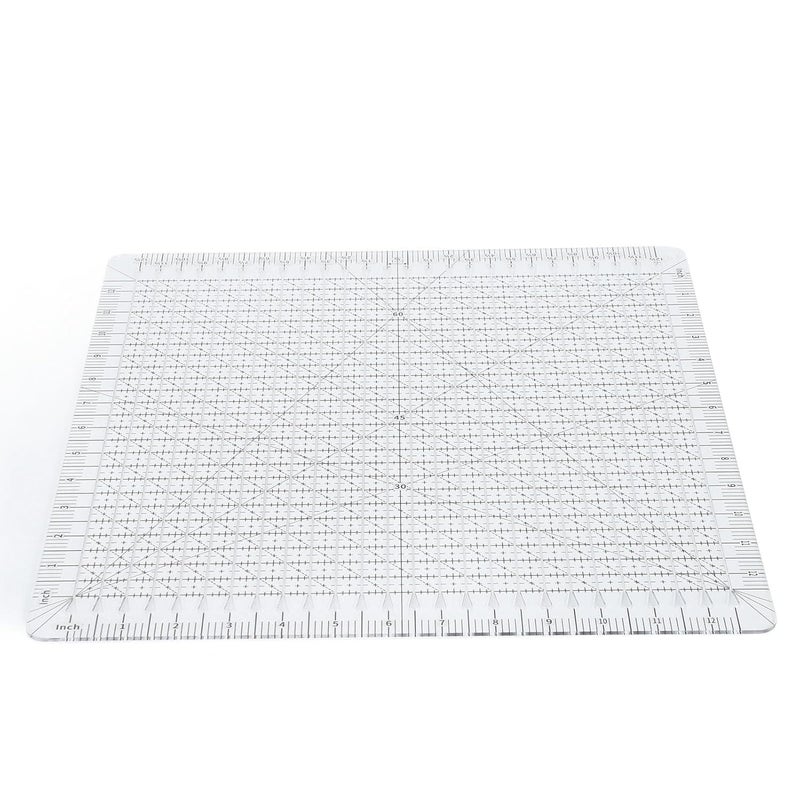 Zerodis Quilting Ruler, Transparent Acrylic Design, Accurate Measurements for Quilting and Sewing, Ideal for Patchwork and Fabric Cutting Crafts - Image 4