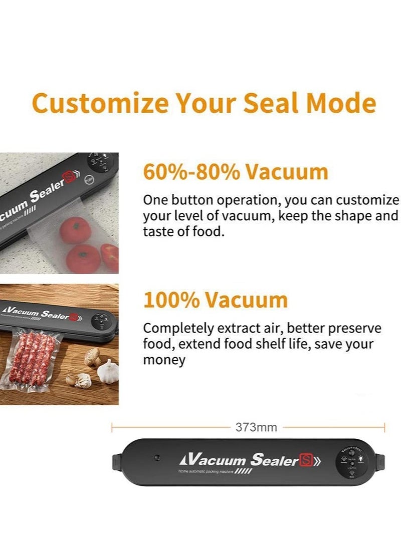 ELTRAZONE Vacuum Sealer machine, Compact Automatic Air Sealing System Preservation,Automatic Food Sealing Machine Vacuum Air Sealing System for Food Storage and Food Preservation - Image 5