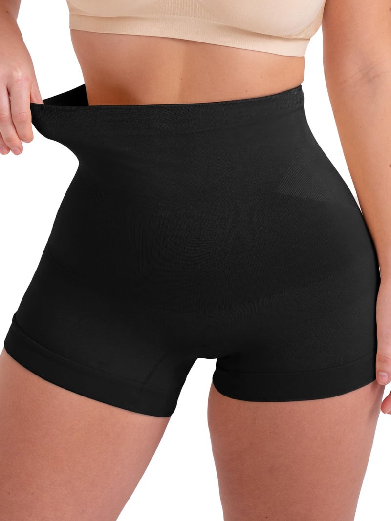 SHAPERMINT Tummy Control Shapewear - Body Shaper Tummy Control Boyshort, Body Shaper for Women, Plus Size Shapewear Black - Image 1