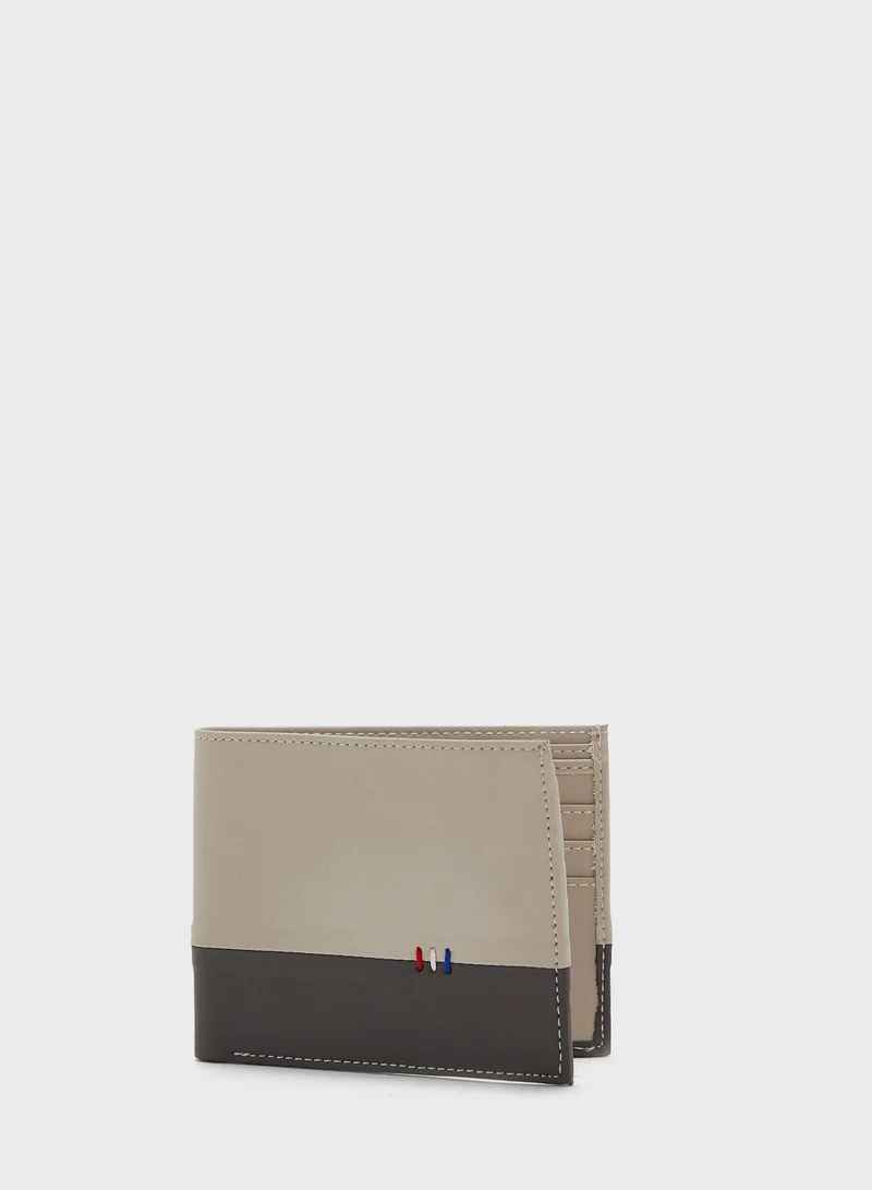 Seventy Five Color Block Bi Fold Wallet