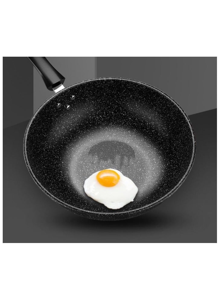 Frying pan, 28cm non-stick frying pan, no lid, household pot, suitable for induction cooker and gas stove - Image 5