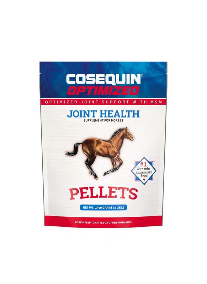 Nutramax Laboratories Nutramax Cosequin Optimized Pellets with MSM Joint Health Supplement for Horses - with Glucosamine and Chondroitin, 1400 Grams  - Image 1