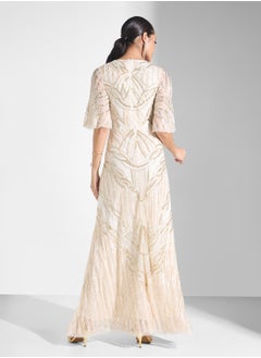 Amelia Rose Embellished Maxi Dress  - Image 2