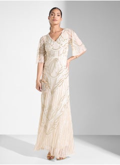 Amelia Rose Embellished Maxi Dress  - Image 4