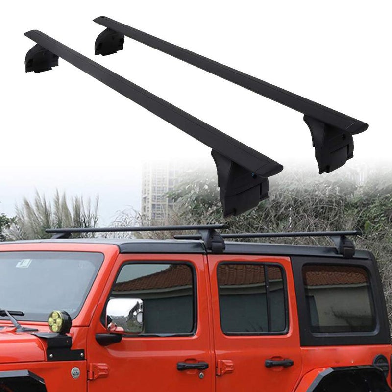 Snailfly Black Roof Rack Fit for 20072025 Jeep Wrangler JK JL Gladiator JT 24 Door Cross Bars Crossbars