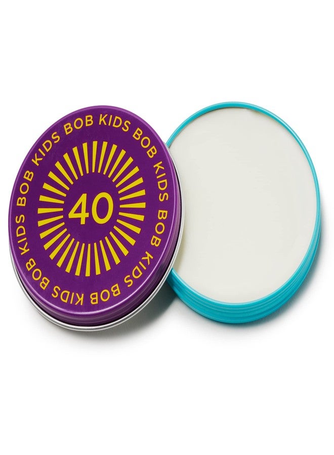 Brush On Block BOB KIDS Balm, SPF 40 Broad Spectrum Mineral Sun Protection, Hydrating, Perfect for Winter and Water Sports, Safe for Sensitive Skin, For All Ages - Image 1
