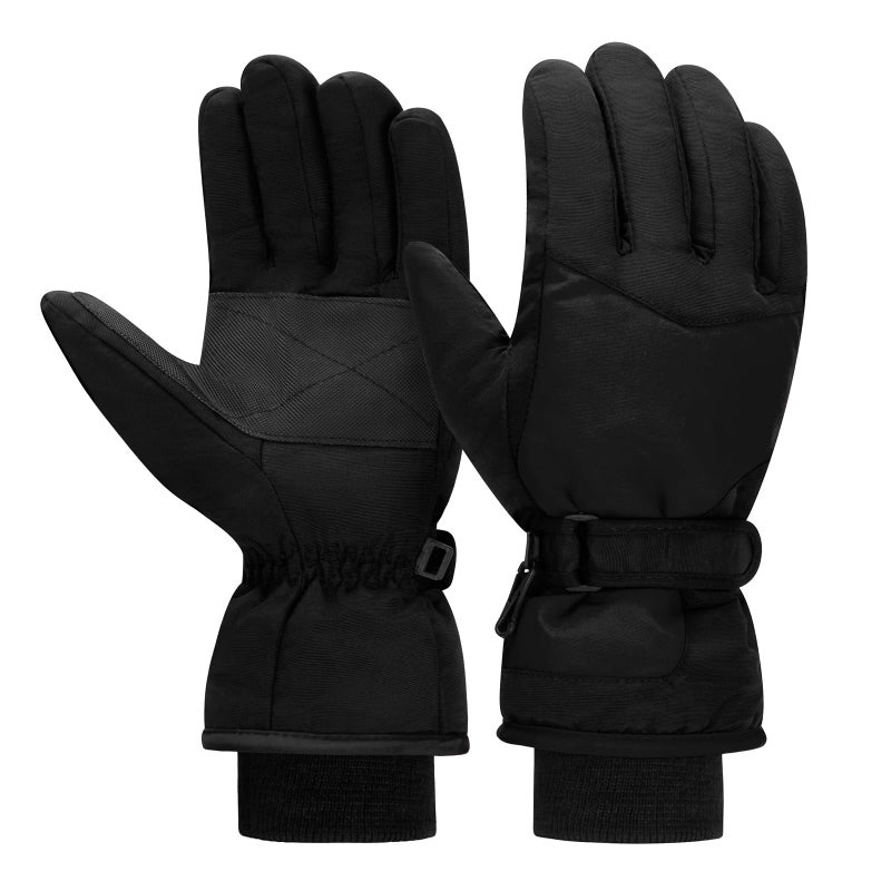 Darchen Kids Snow Gloves, Boys & Girls Winter Waterproof Ski & Snowboarding Gloves, Insulated, Warm & Windproof for Cold Weather, Ages 3-12 - Image 1