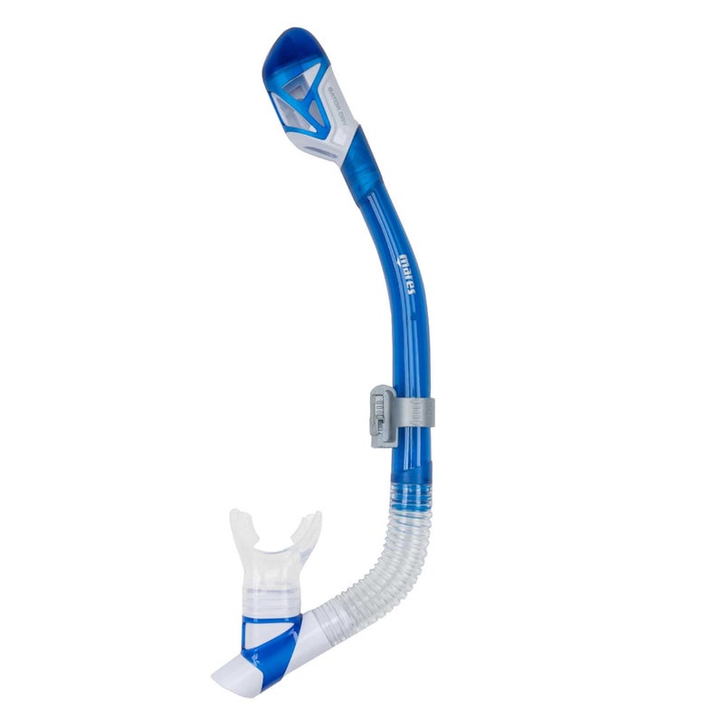 Mares Gator Adult Dry Snorkel for Scuba Diving Swimming Snorkeling with Dry Top Protection and Sliding Snorkel Holder System - Image 2