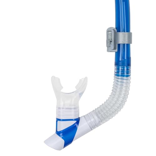 Mares Gator Adult Dry Snorkel for Scuba Diving Swimming Snorkeling with Dry Top Protection and Sliding Snorkel Holder System - Image 3