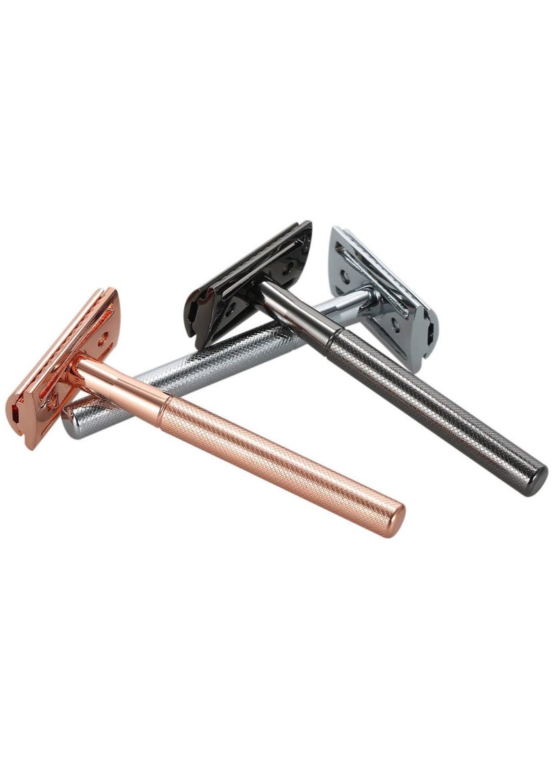 ORiTi Stainless Steel Double Edge Shaving Razor Safety Beard Razor Manual Mustache Removal Traditional Shaving Tool  - Image 3