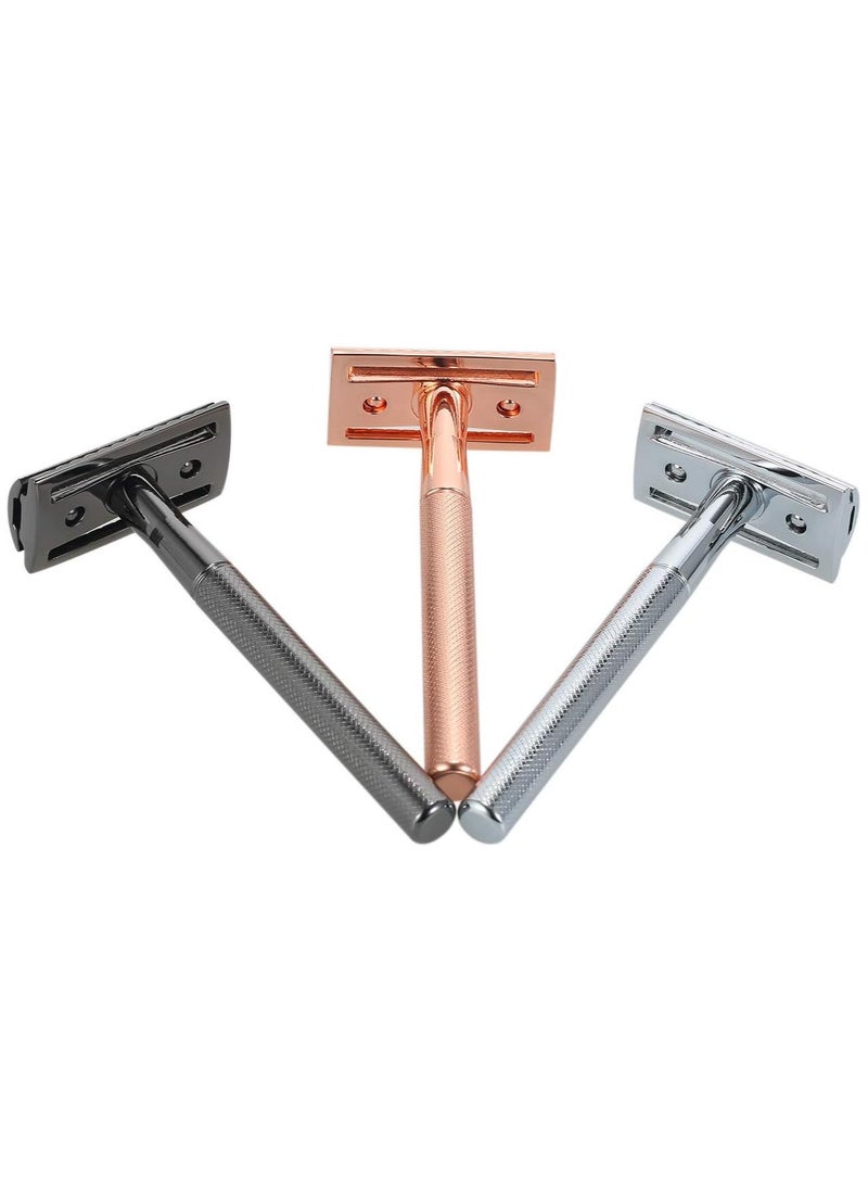 ORiTi Stainless Steel Double Edge Shaving Razor Safety Beard Razor Manual Mustache Removal Traditional Shaving Tool  - Image 4