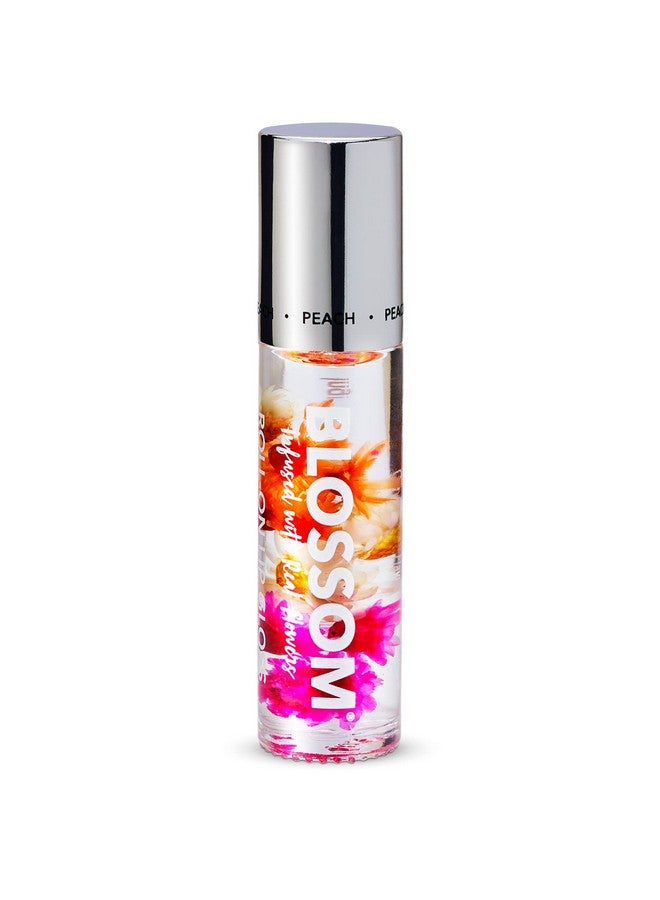 Blossom Scented Roll On Lip Gloss Infused With Real Flowers Made In Usa 0.20 Fl. Oz./5.9Ml Juicy Peach - Image 2