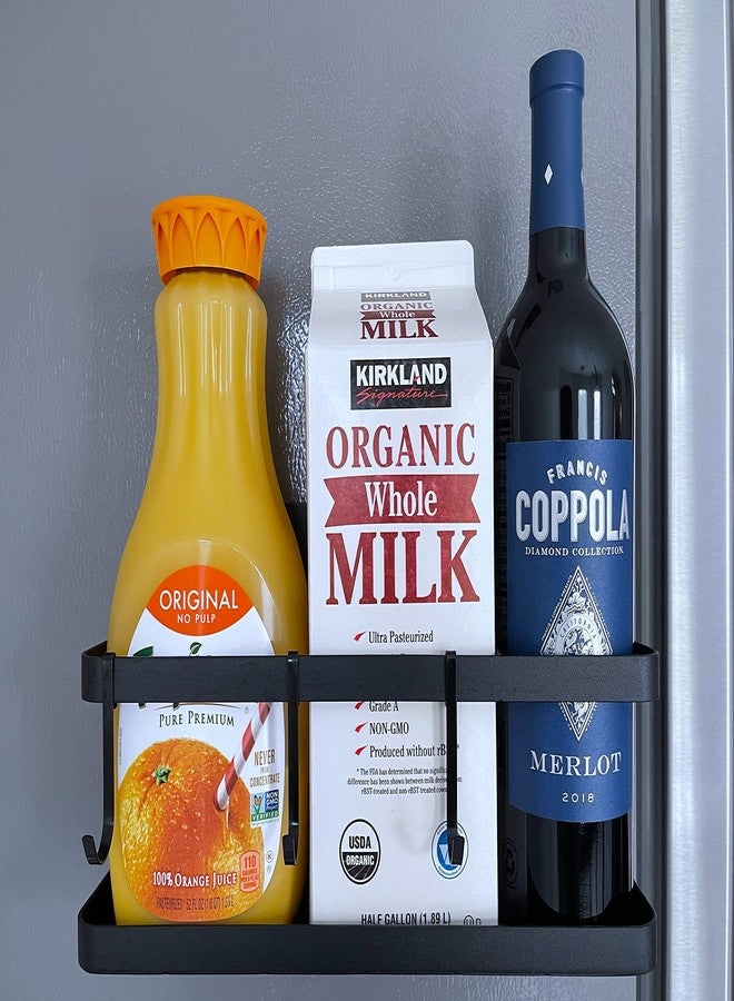 Lenotion Heavy-duty Magnetic Organizer, Multi-use Storage for Home and Locker, Magnetic Shelf, 12" Wide, Black, 1pc - Image 5