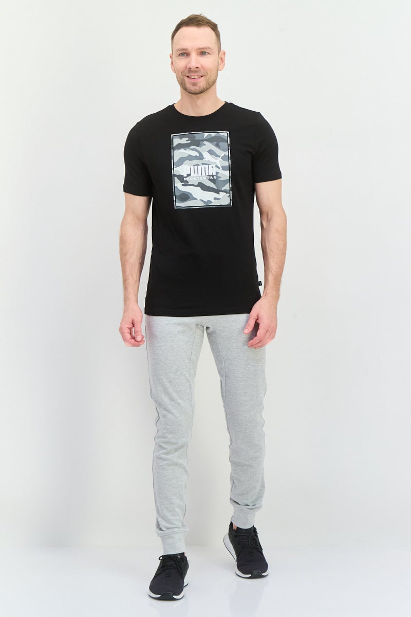 PUMA Men Sportswear Fit Short Sleeve Outdoor T Shirt, Black - Image 2