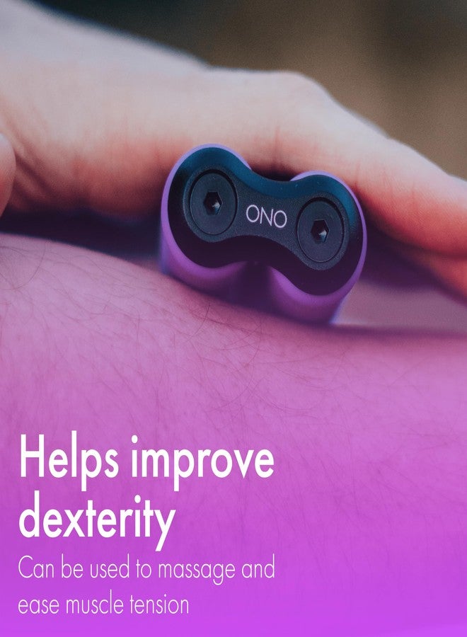 ONO Roller - Handheld Fidget Toy for Adults | Help Relieve Stress, Anxiety, Tension | Promotes Focus, Clarity | Compact, Portable Design (Purple, Full Size - ABS Plastic) - Image 5