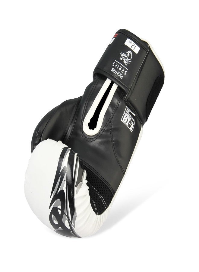 Mauzer Tribal Shadow Fighter Series Boxing Gloves for Training & Sparring Injected EIA Foam Padding Breathable Dry Effect Ventilated Palm Secure Thumb Lock Fit Rigid 3” Stabilizing Velcro Cuff (16 OZ) - Image 5
