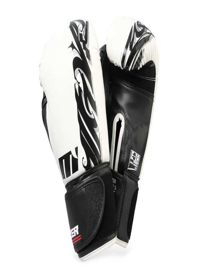 Mauzer Tribal Shadow Fighter Series Boxing Gloves for Training & Sparring Injected EIA Foam Padding Breathable Dry Effect Ventilated Palm Secure Thumb Lock Fit Rigid 3” Stabilizing Velcro Cuff (16 OZ) - Image 2