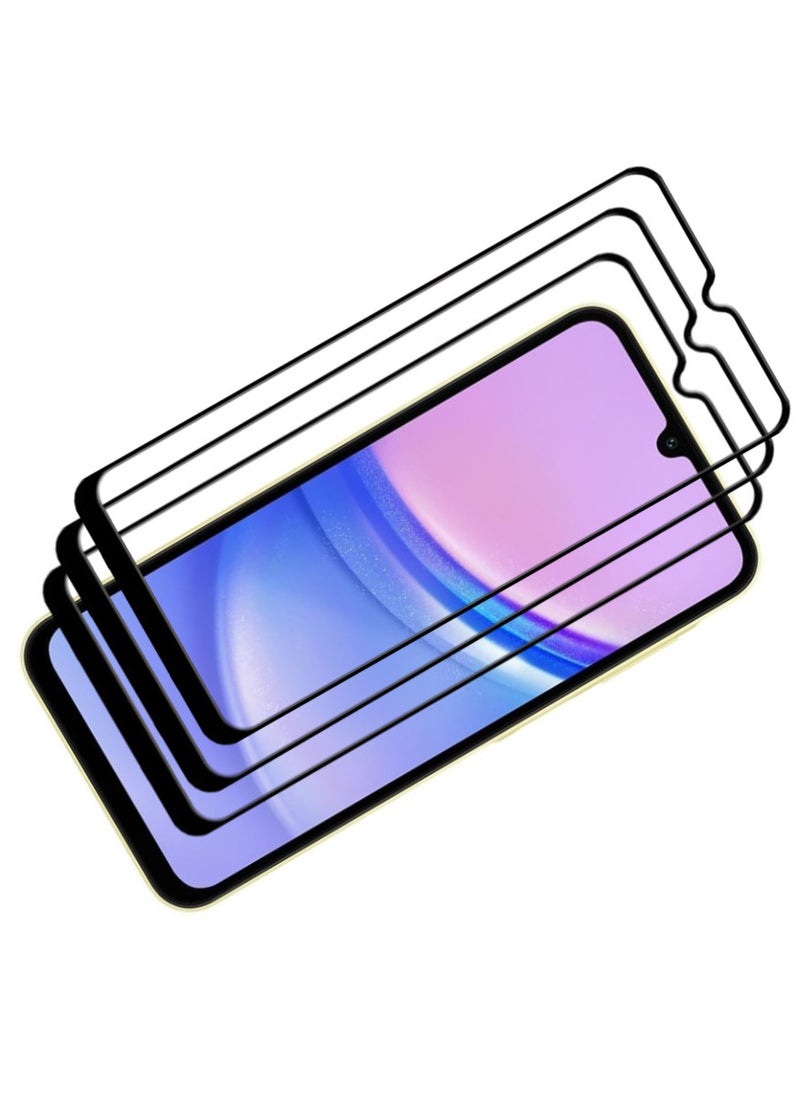 ACLIX 3 Pieces Antistatic ESD Dustproof Premium Quality High Definition Tempered Glass Screen Protector Designed For Samsung Galaxy A15 - Image 1