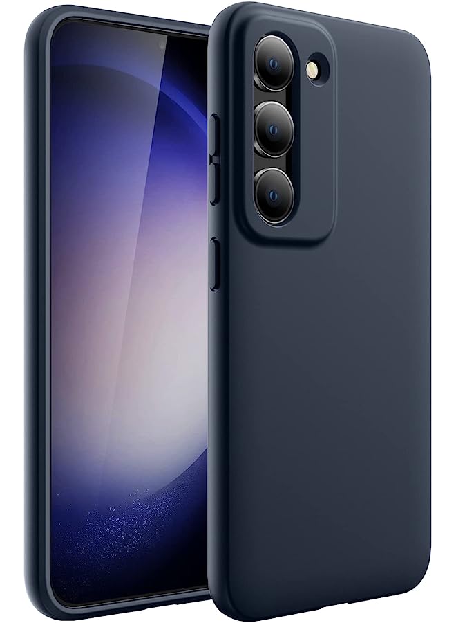 جي تيك حالة ناسعة لليسكونج Galaxy S23 5G 6.1 بوصة ، تغطية الهاتف الواقية TPU الناعمة الناعمة مع الانتهاء من اللامعة ، صدمة (البحرية) - Image 1