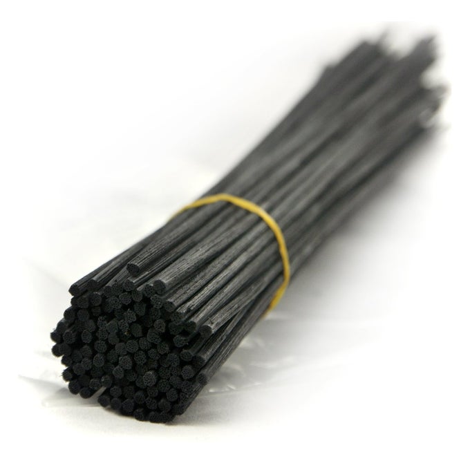 100 PIECES RATTAN REED DIFFUSER REPLACEMENT REFILL STICKS 12 30CMX3MM BLACK