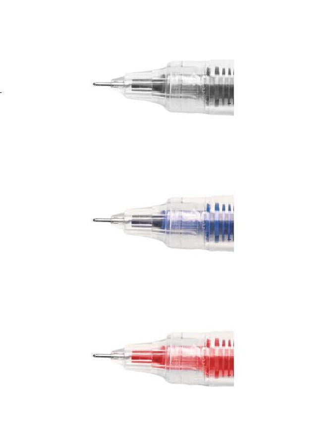 Sunwood 30Pcs/Box 0.5Mm Quick-Drying All-Needle Tube Liquid Ballpoint Pen Neutral Pen Large Capacity Signature Pen Black 888D - Image 1