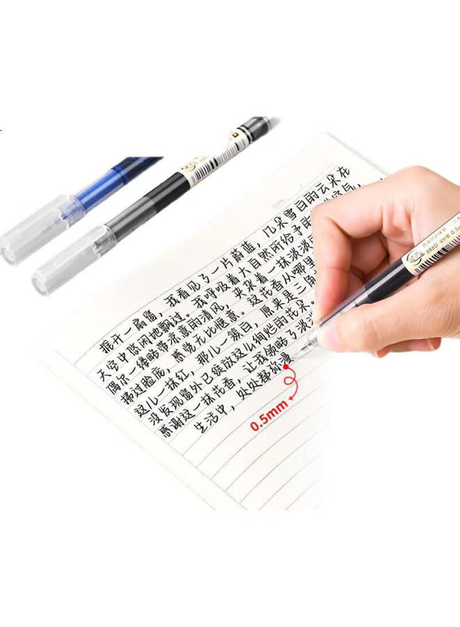 Sunwood 30Pcs/Box 0.5Mm Quick-Drying All-Needle Tube Liquid Ballpoint Pen Neutral Pen Large Capacity Signature Pen Black 888D - Image 2