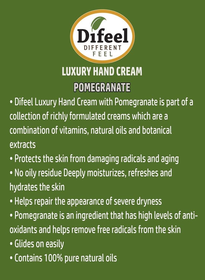 Difeel Ever Rich Hand Cream - Pomegranate with 100% Pure Natural Vitamin E Oil 1.4 ounce (6-Pack) - Image 2